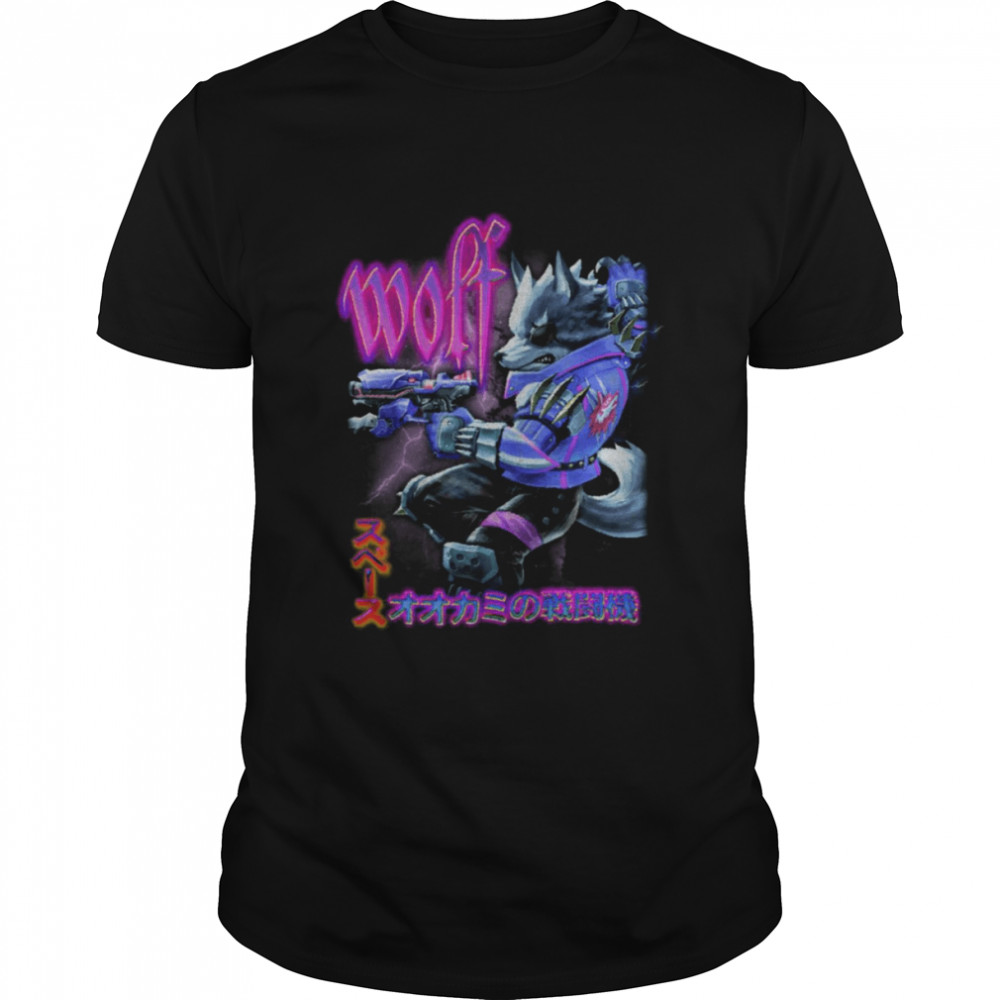 Wolf Smash Bros Character Vintage shirt