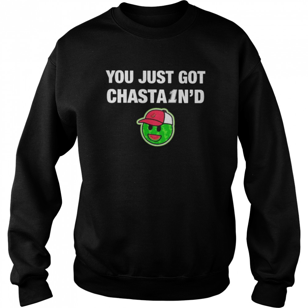 You just got chasta1n’d shirt Unisex Sweatshirt