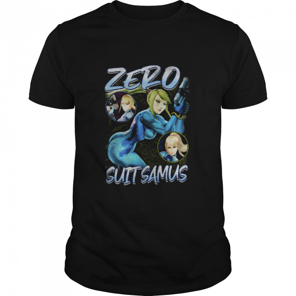 Zero Suit Samus Smash Bros Vintage shirt