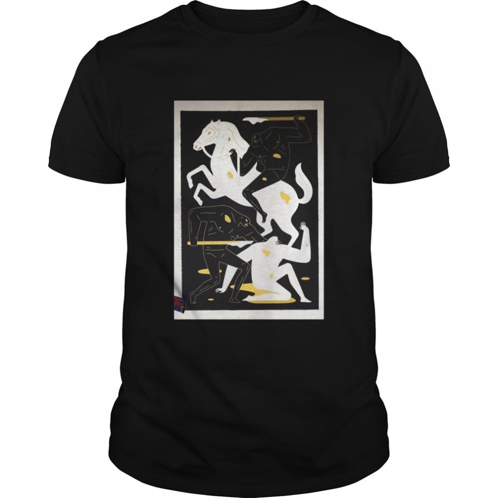 Cleon Peterson Dark Rider Art Print Gold Variant 2022 shirt