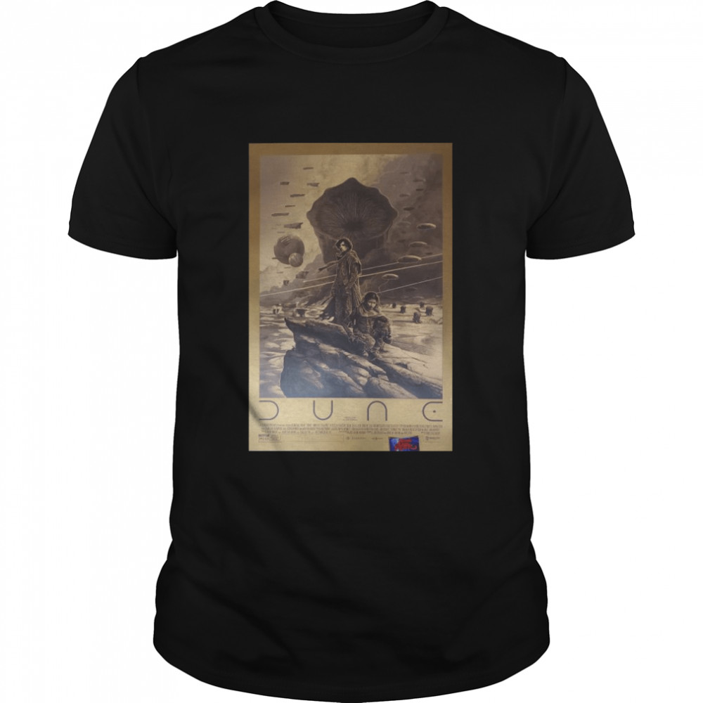 Gabz Grzegorz Domaradzki Dune Movie Poster Spice Variant Gold 2022 shirt