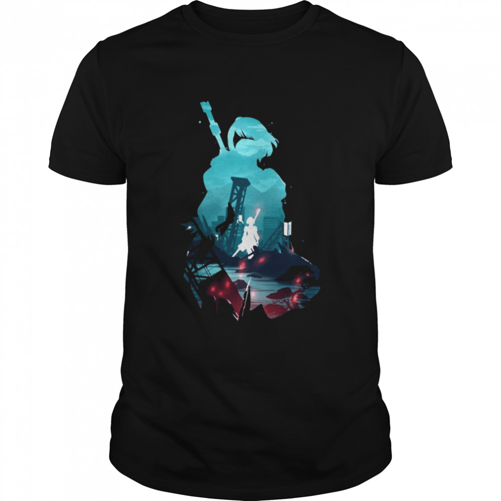 Game NieR Automata 2b Waifu shirt