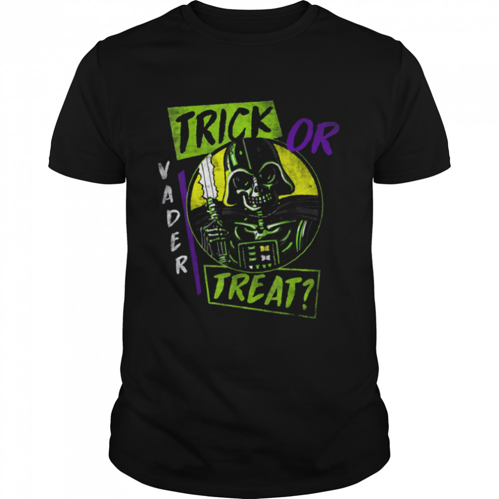 Halloween Darth Vader Trick Or Treat Disney And Pixar Star Wars shirt