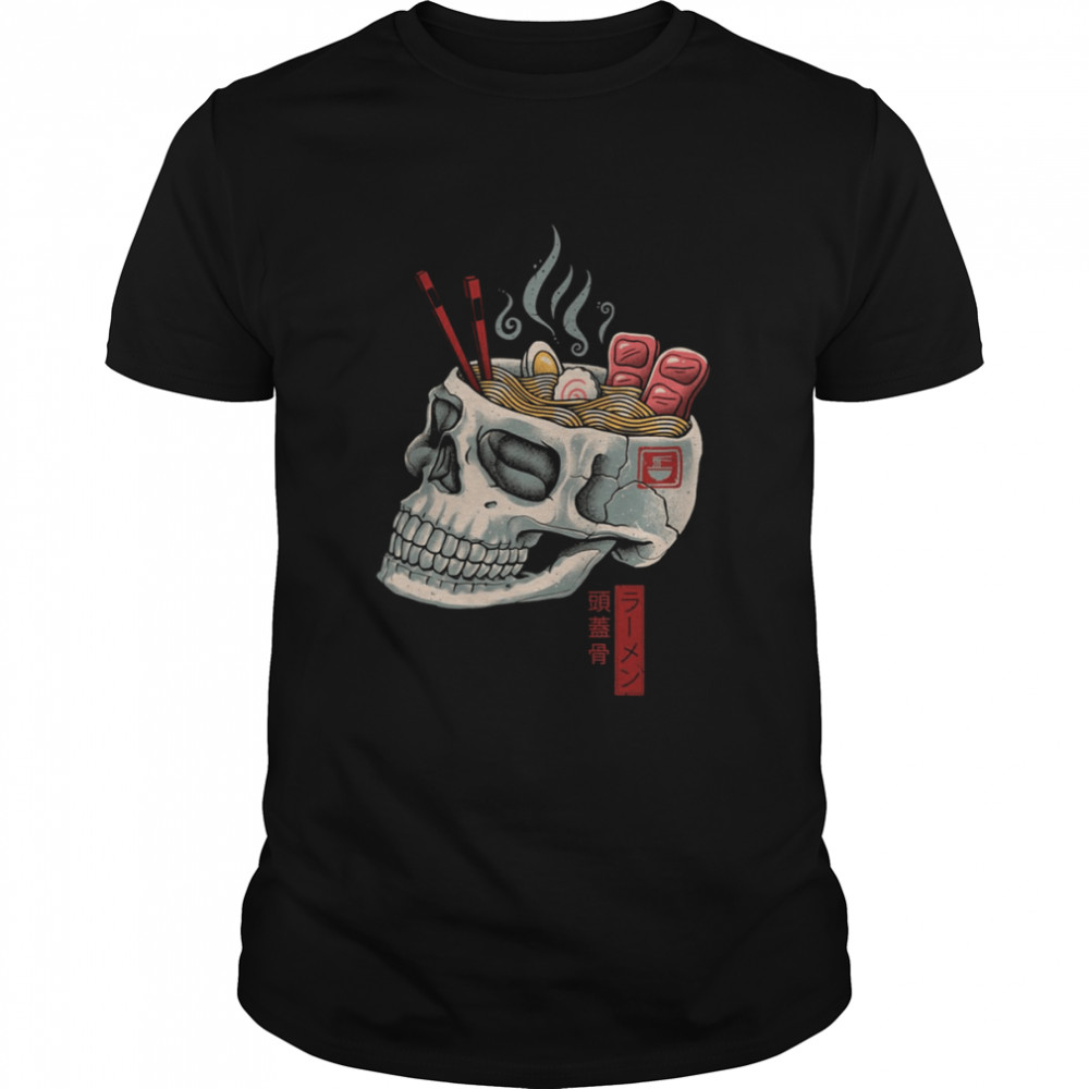 Japanese Ramen Skull shirt