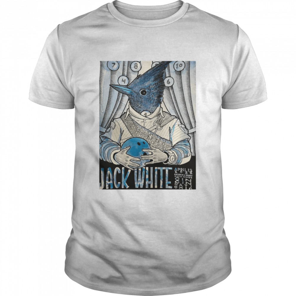 Jay Ryan Jack White Cincinnati Poster Watercolor Variant Artist Edition 2022 shirt