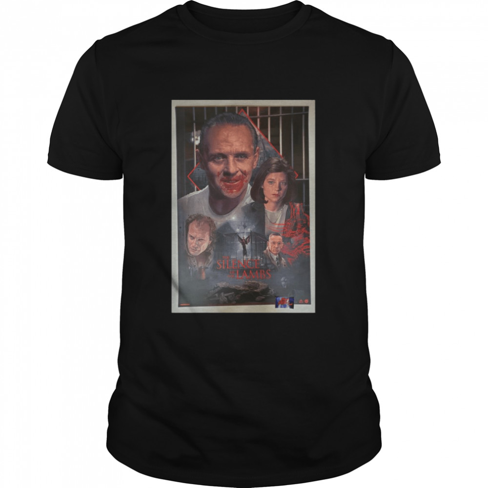 Juan Carlos Ruiz Burgos Silence Of The Lambs Movie Poster Bloody Variant 2021 shirt