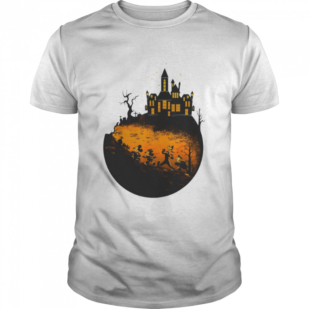 Mickey And Halloween Group Disney And Pixar Holiday shirt