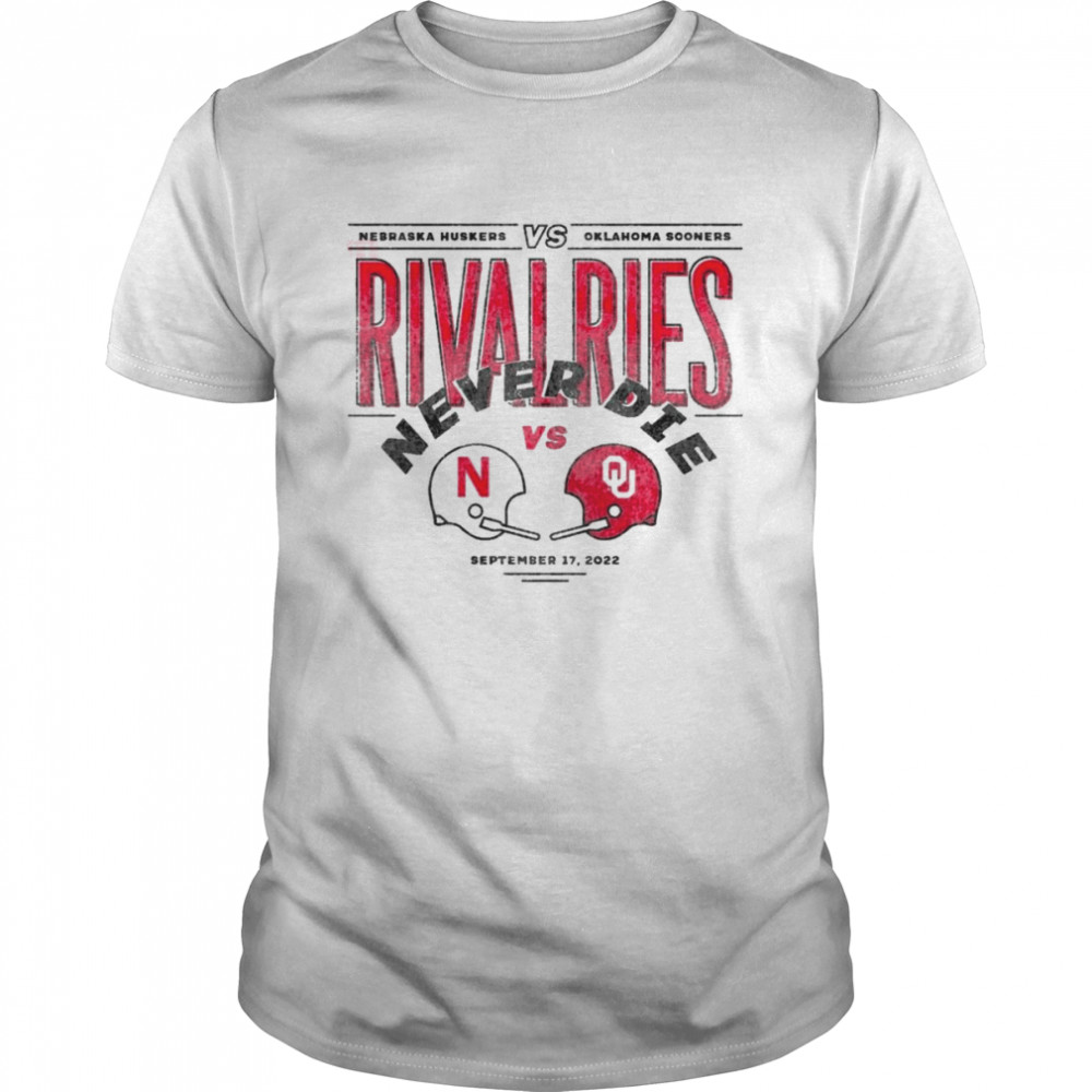 Nebraska Huskers vs Oklahoma Sooners Rivals September 17 2022 shirt