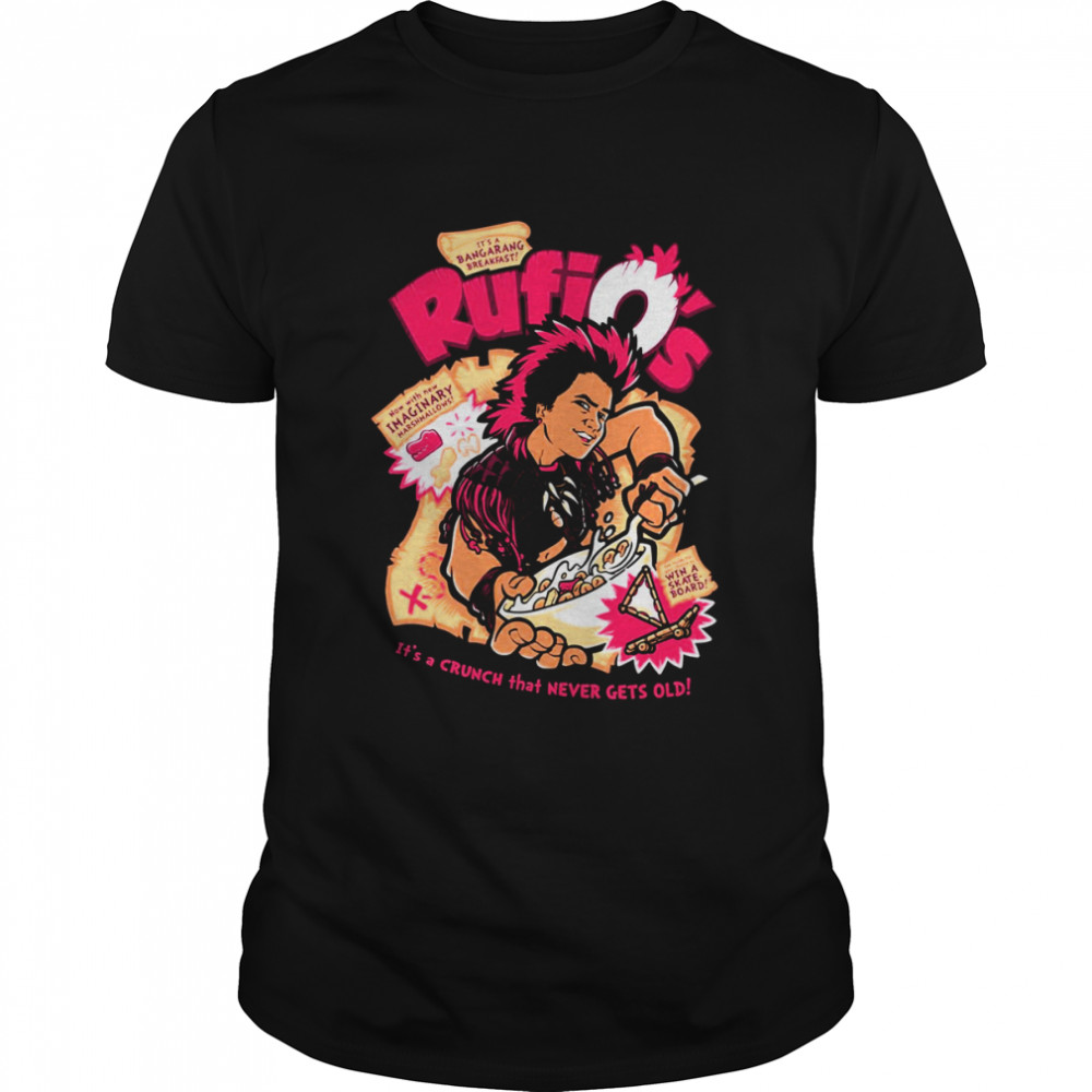 Rufio’s Cereal It’s Bangarang Breakfast shirt