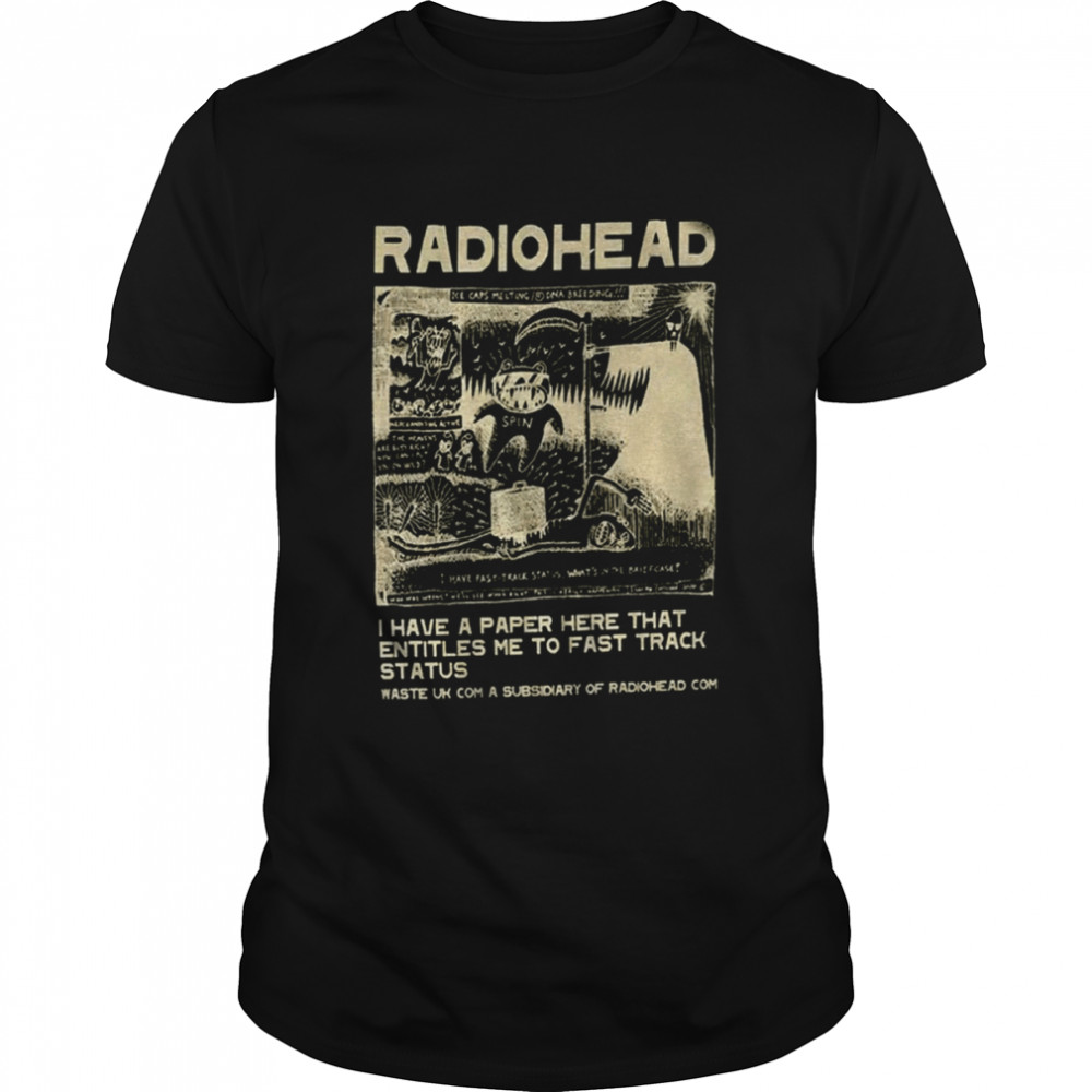 Vintage Radioheadretro Concert shirt