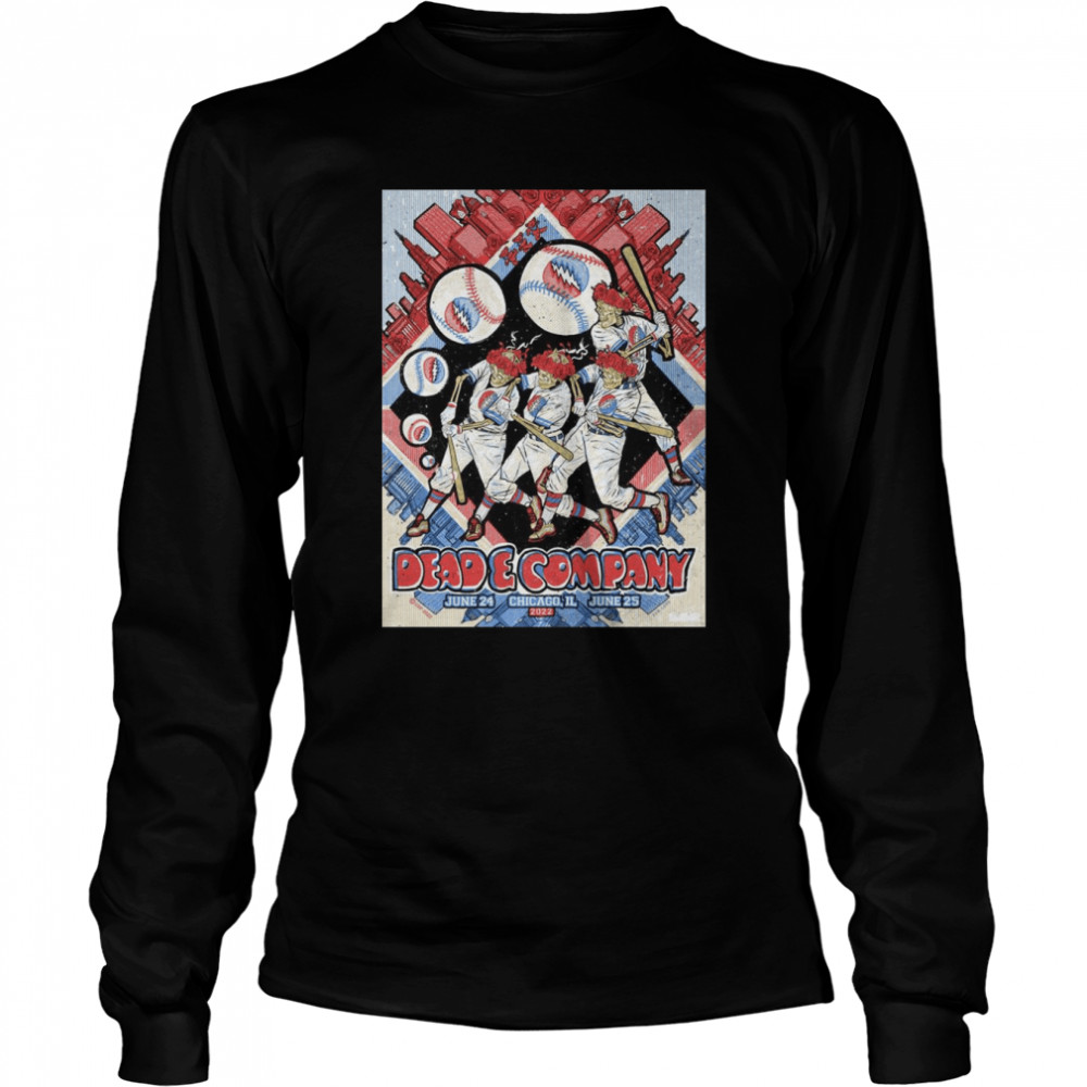 Zeb Love Dead And Company Chicago Poster Artist Edition 2022 shirt Long Sleeved T-shirt