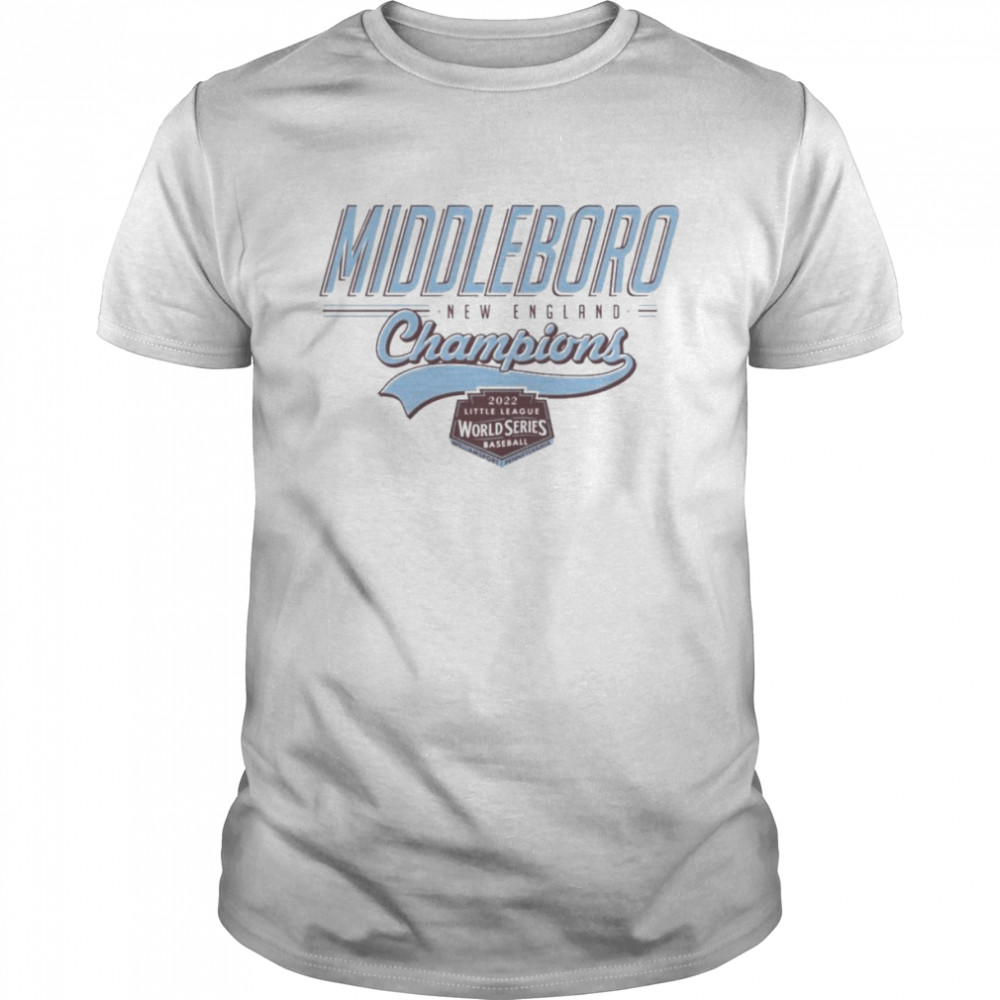 2022 Little League Baseball World Series White Middleboro New England Champs T-Shirt