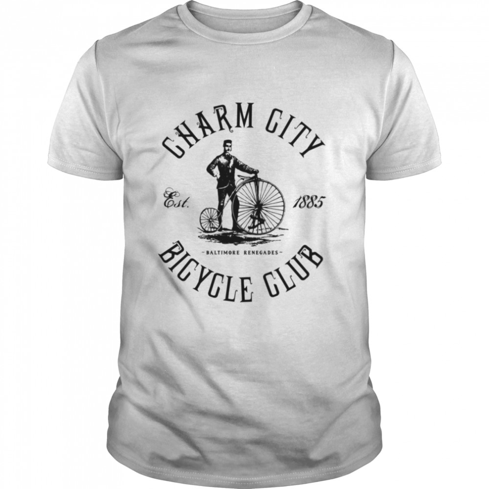 Charm City Baltimore Bicycle Club EST 1885 shirt