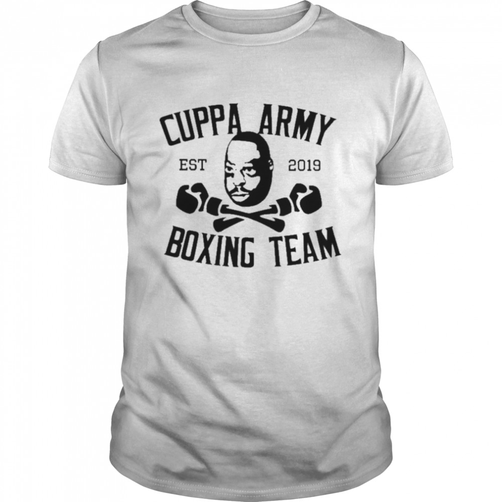 Cuppa Army Est 2019 Boxing Team Tee Shirt