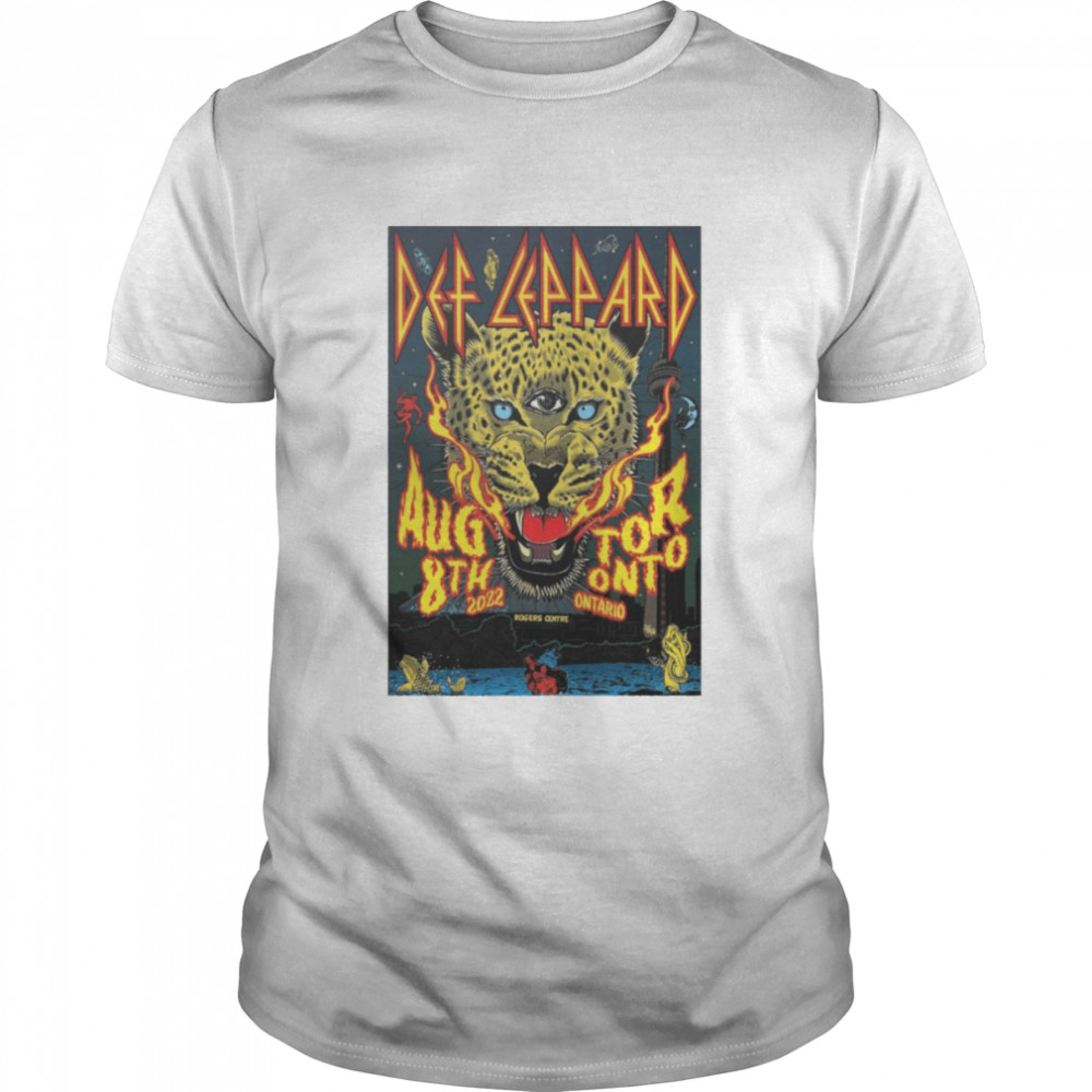 Def Leppard 2022 The Stadium Tour August 08 Rogers Centre Ontario Event shirt