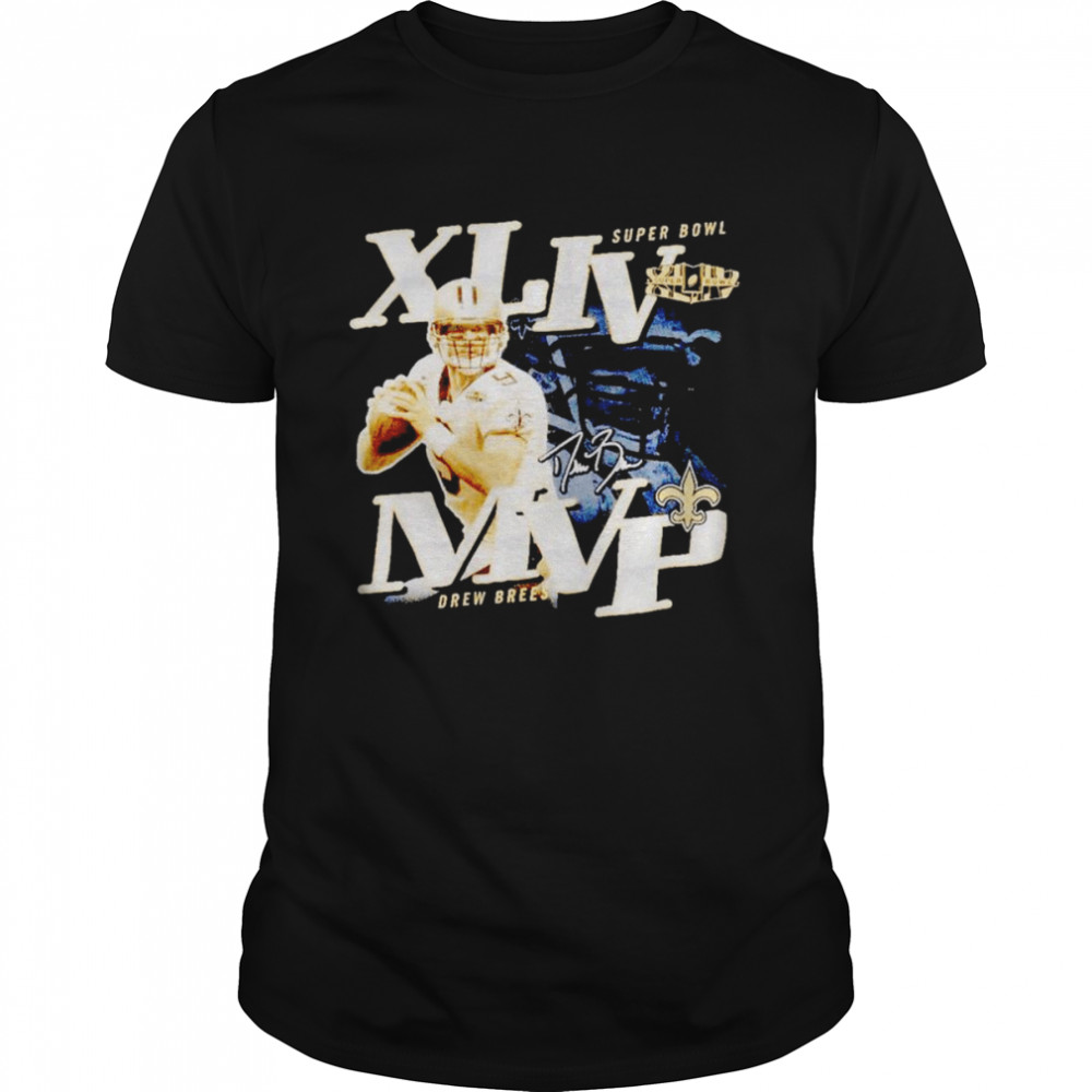 Drew Brees New Orleans Saints MVP signature shirt