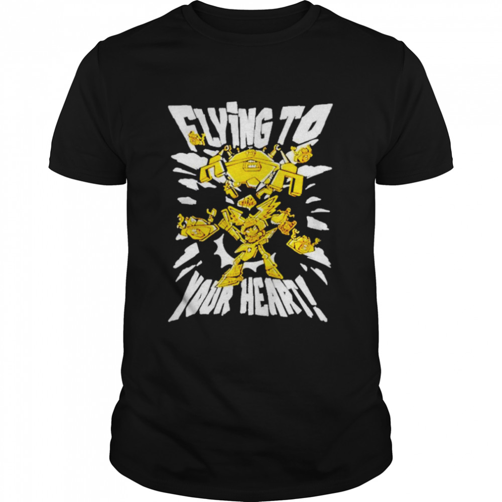 Flying to your heart gitaroo man shirt