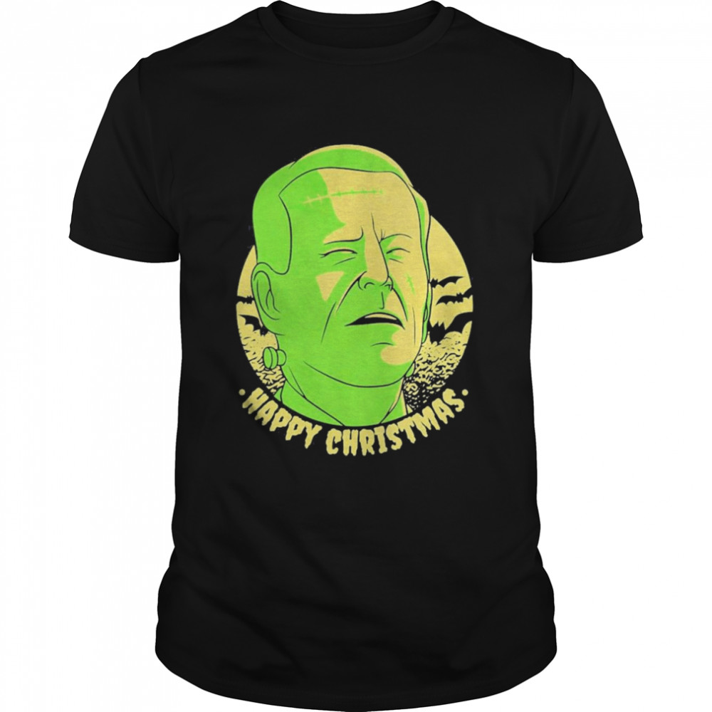 Frankenstein Biden Parody Happy Christmas Shirt