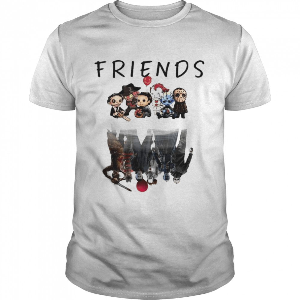 Halloween Horror Movie Killers Water Scary Friends T-shirt