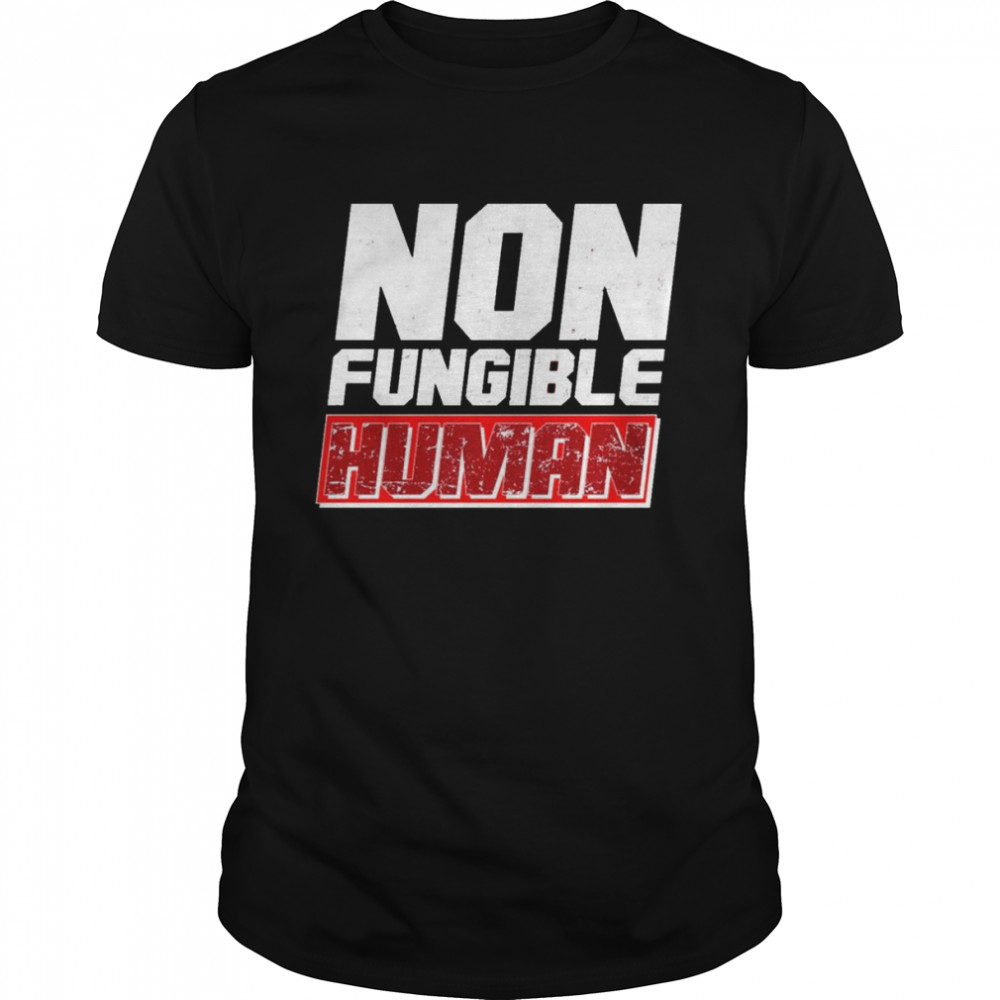 Non fungible human NFT shirt