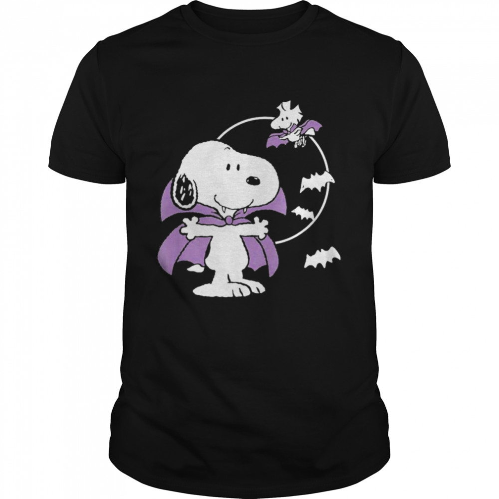 Peanuts Halloween Vampire Snoopy Shirt