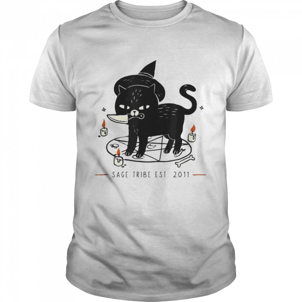 Sage Tribe Ritual Cat T-Shirt