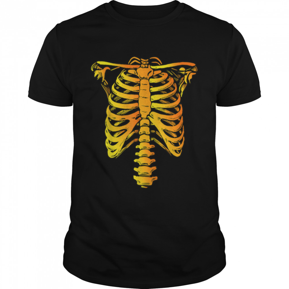 Skeleton Ribcage Costume Halloween T-Shirt B0BBH2NVR7