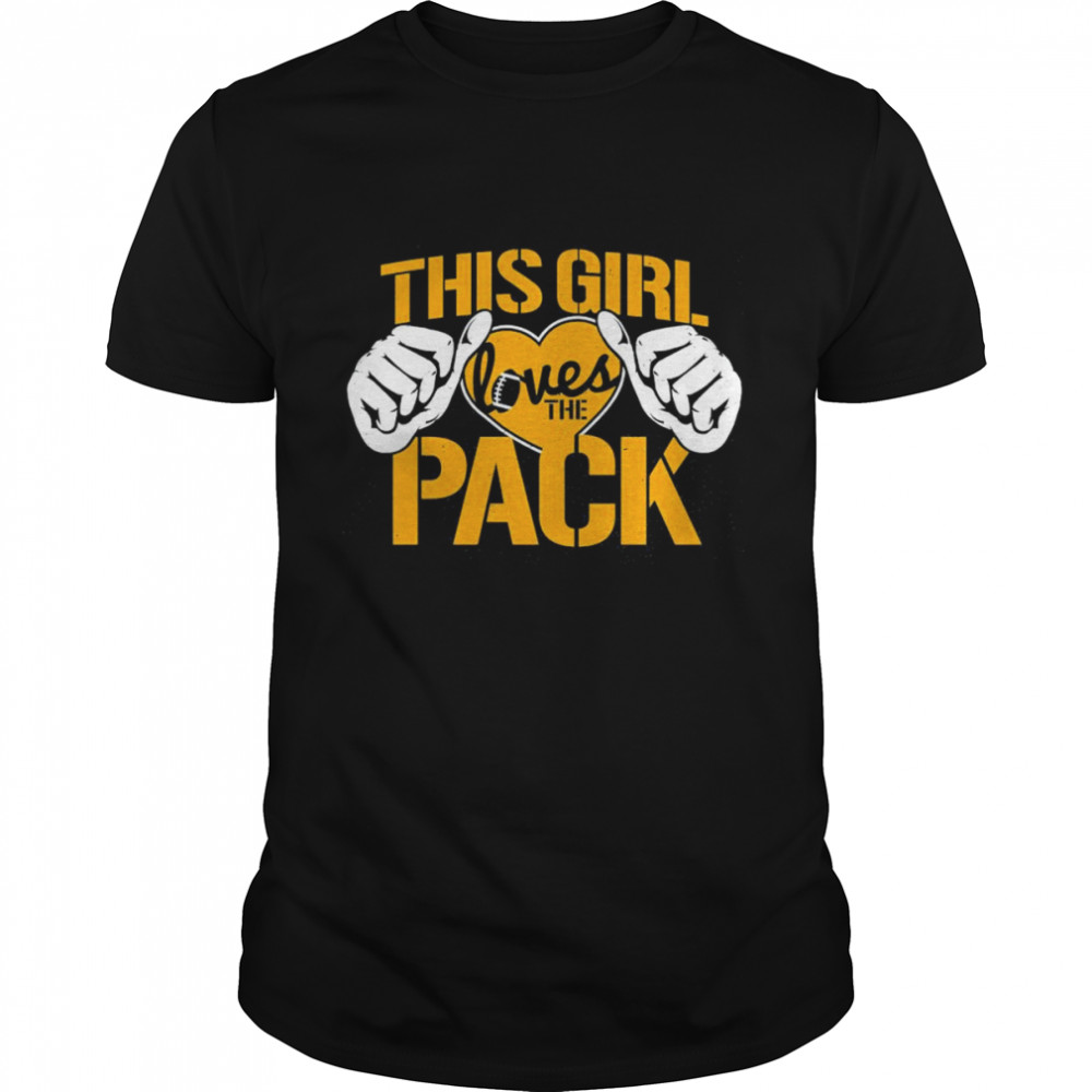 This Girl Loves the Pack Green Bay Packers Retro T-Shirt