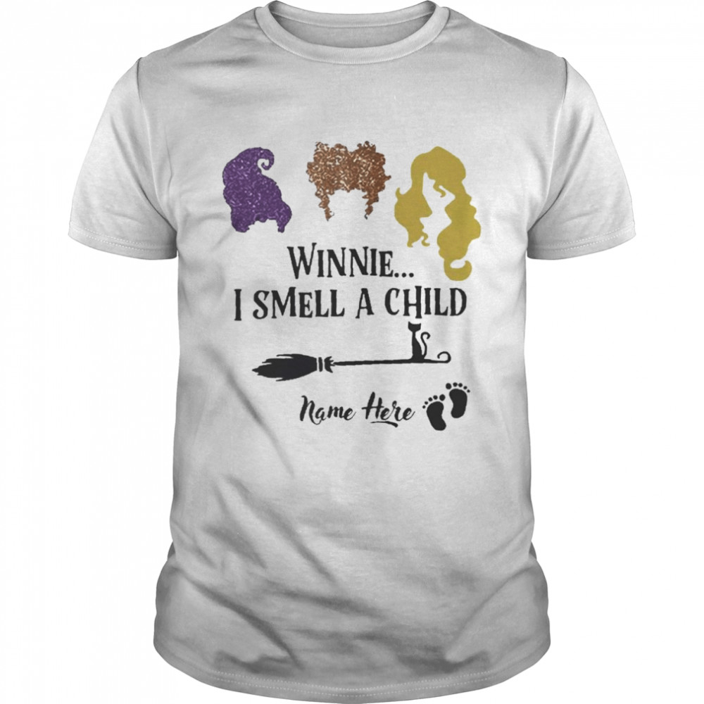 Winnie I Smell A Child Pregnancy Halloween T-Shirt