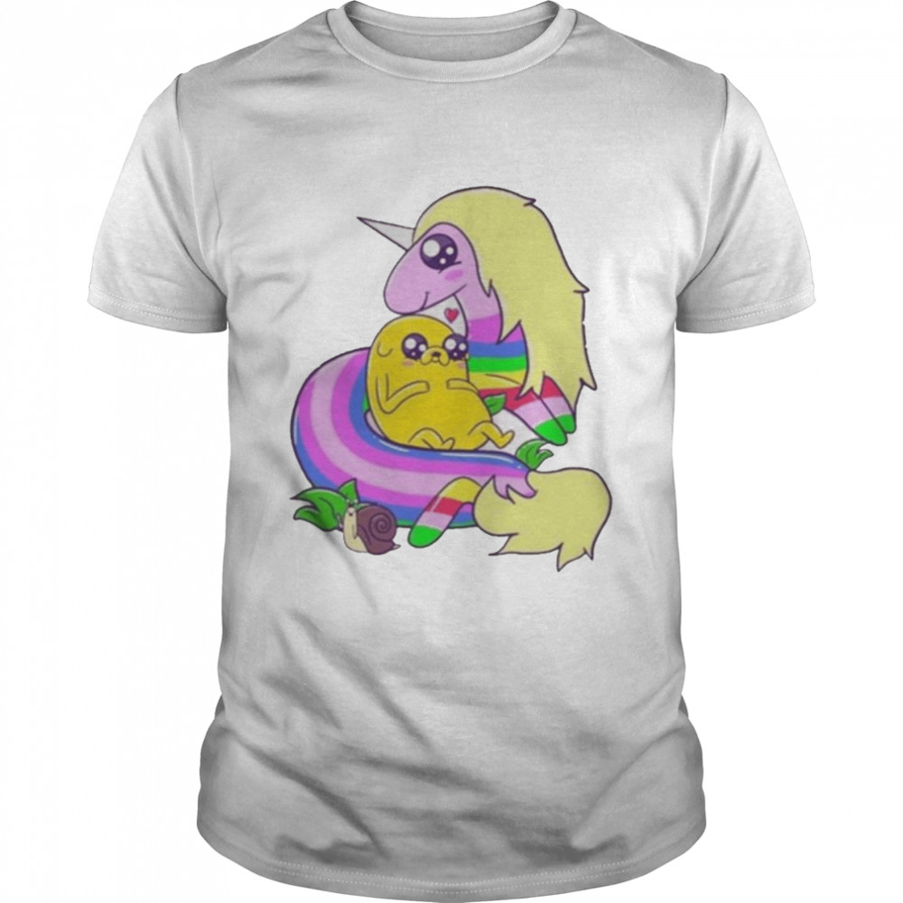 Jake And Lady Rainicorn Adventure Time Shirt