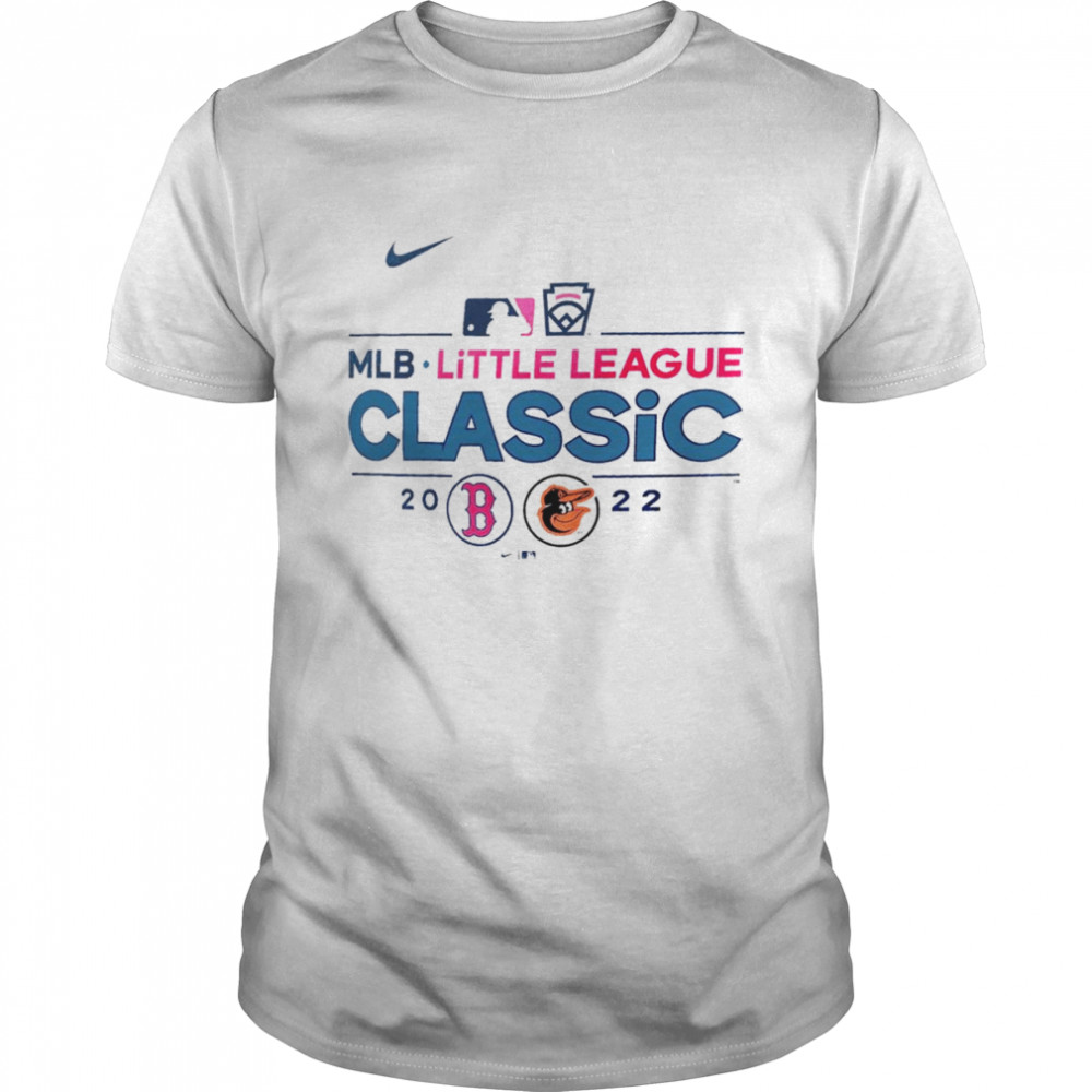 MLB Baltimore Orioles vs Boston Red Sox Nike 2022 Little League Classic Matchup T-Shirt
