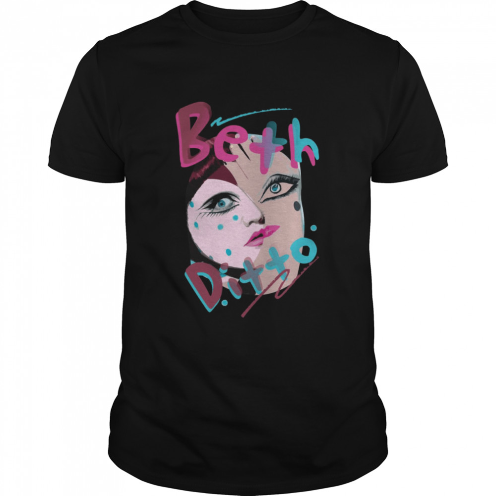 Beth Ditto Half Face shirt