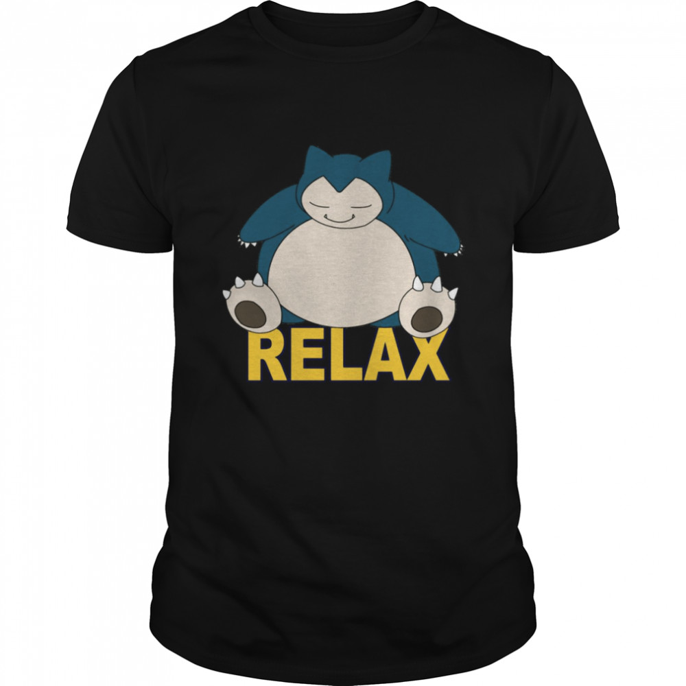 Relax Snorlax Pokemon shirt