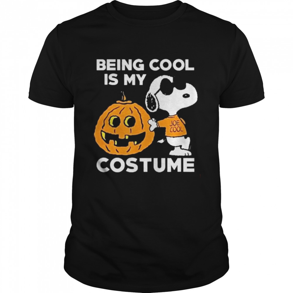 Snoopy Dog Halloween Pumpkins Being Cool is my Costume 2022 Shirt