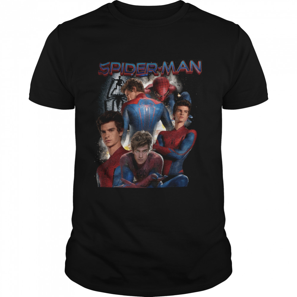 Spider Man Andrew Garfield Marvel Superhero Graphic shirt