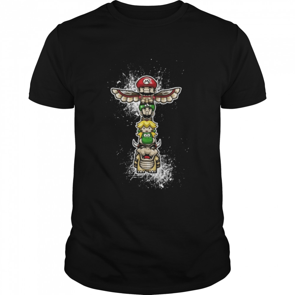 Super Mario Totem Pole T-Shirt