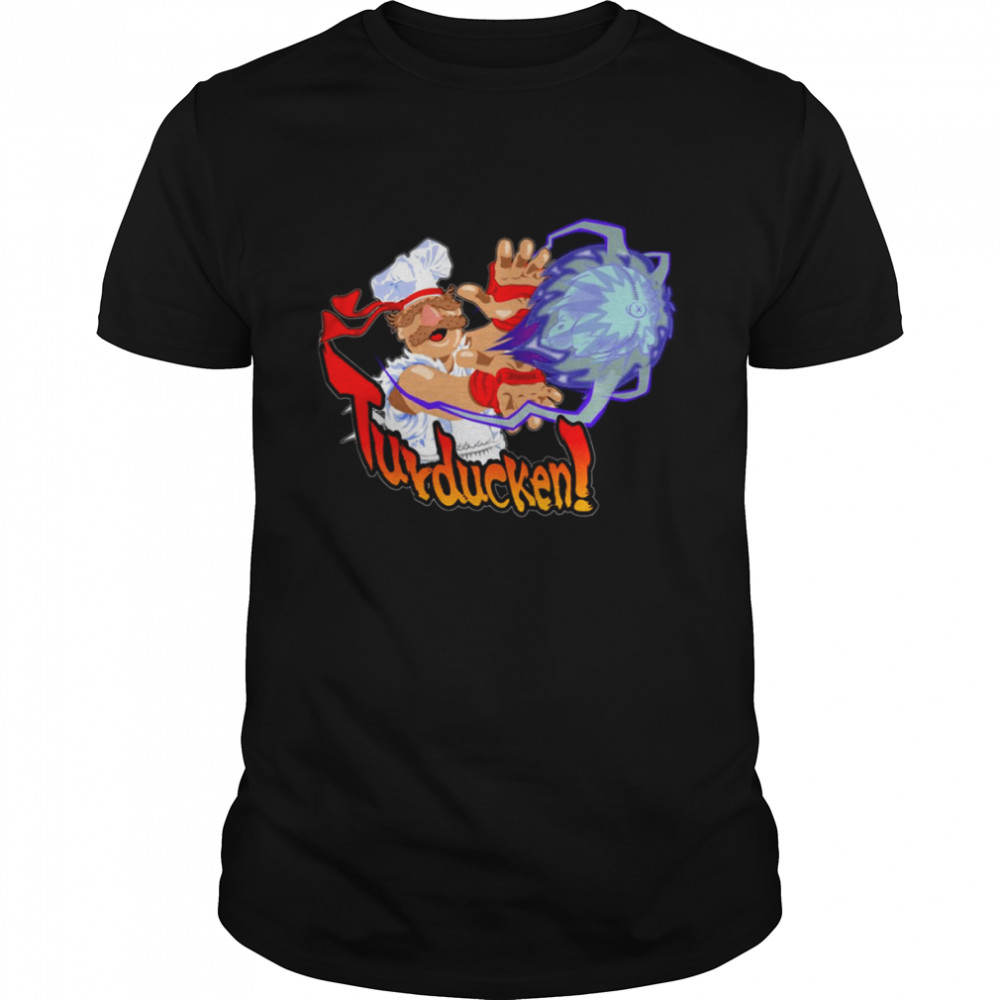 Turducken Hadoken Streetfighter Crossover shirt