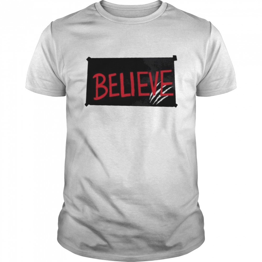 Believe Cat Scratch shirt