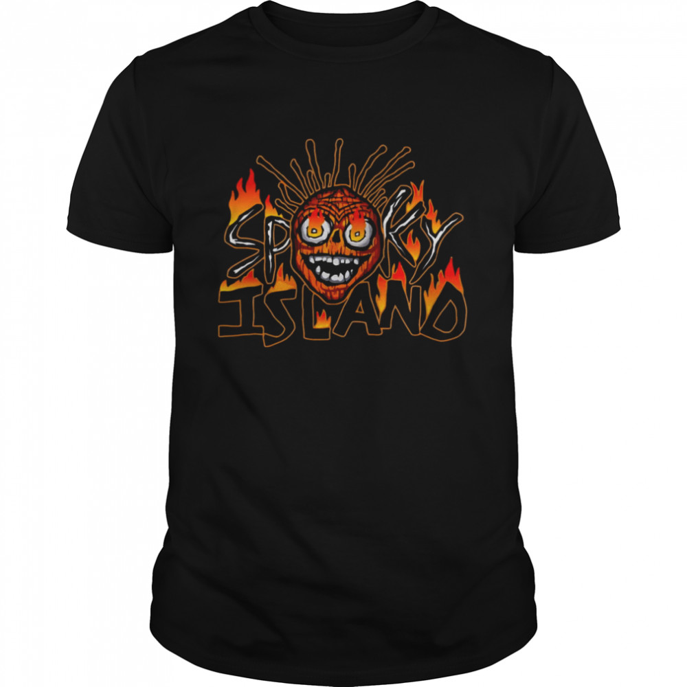 Fired Spooky Island Inspired Halloween shirt