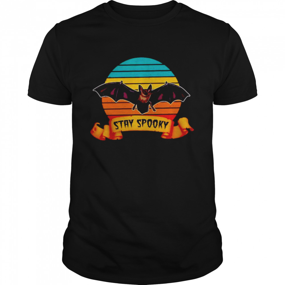 Halloween stay spooky bat shirt