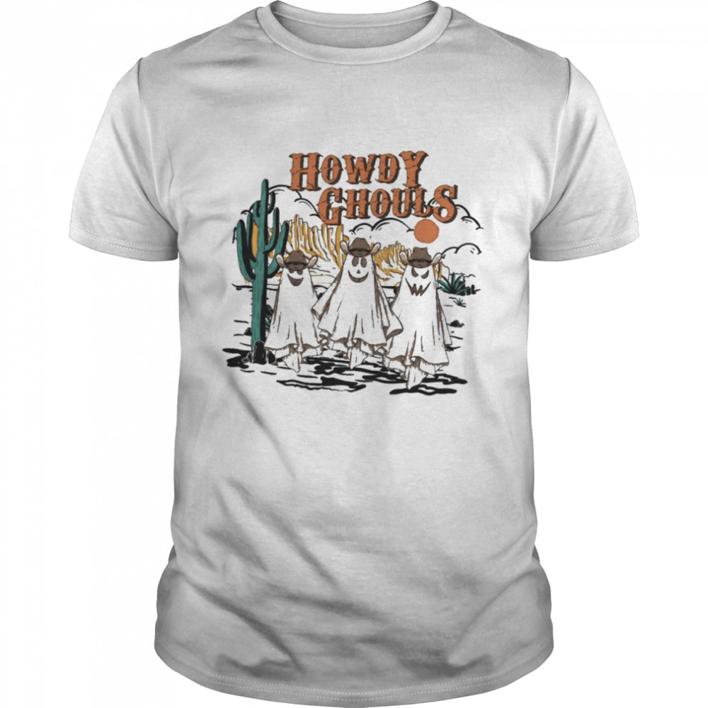 Howdy Ghouls Western Halloween T-Shirt