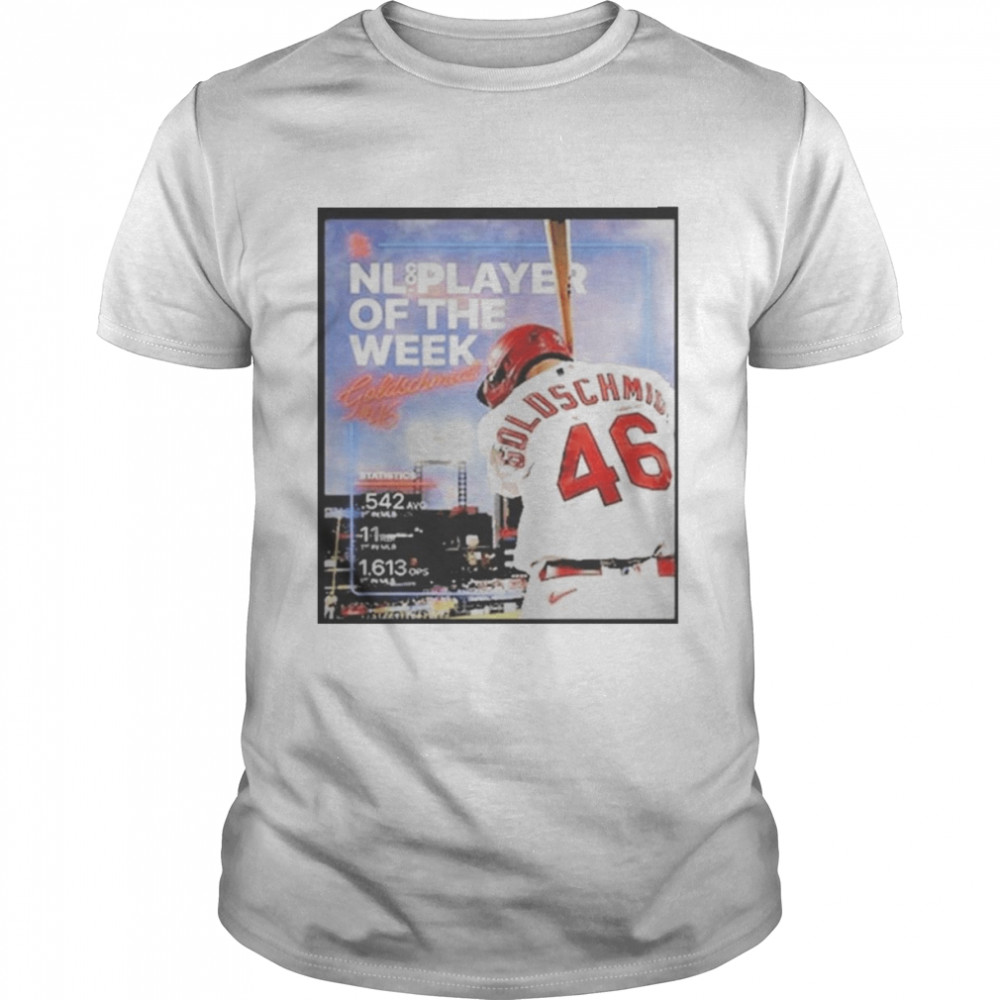 Paul Goldschmidt St Louis Cardinals NL Player Of The Week Shirt