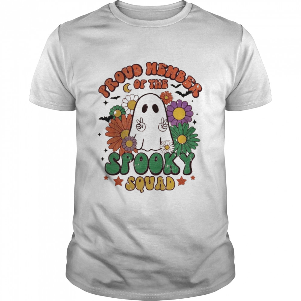 Proud Member Of The Spooky Squad Hallowen T-Shirt