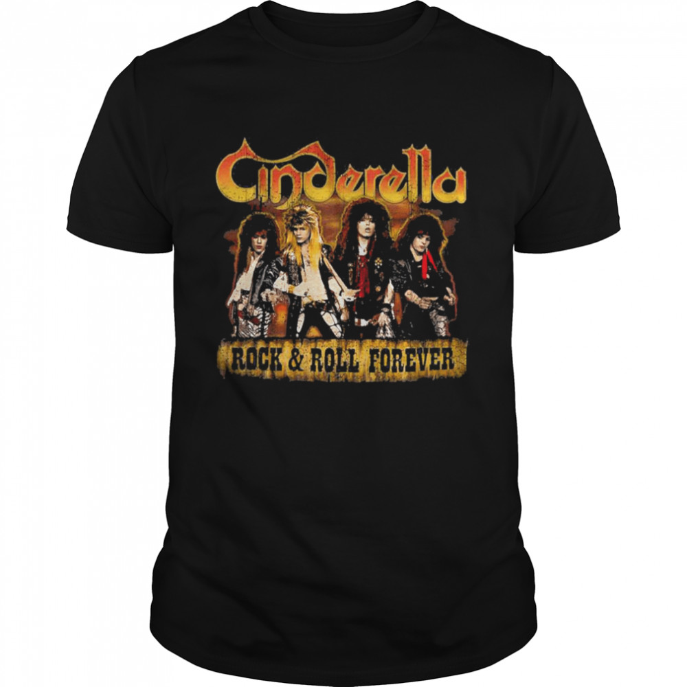 Team Music Rock N Roll Cinderella Band Vintage shirt