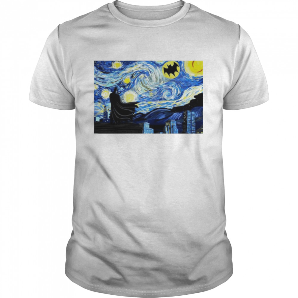 The Batman Starry Night shirt