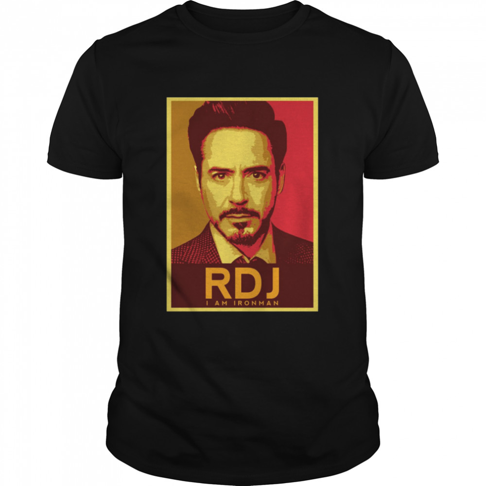 Actor Rdj Robert Downey Jr Hope shirt