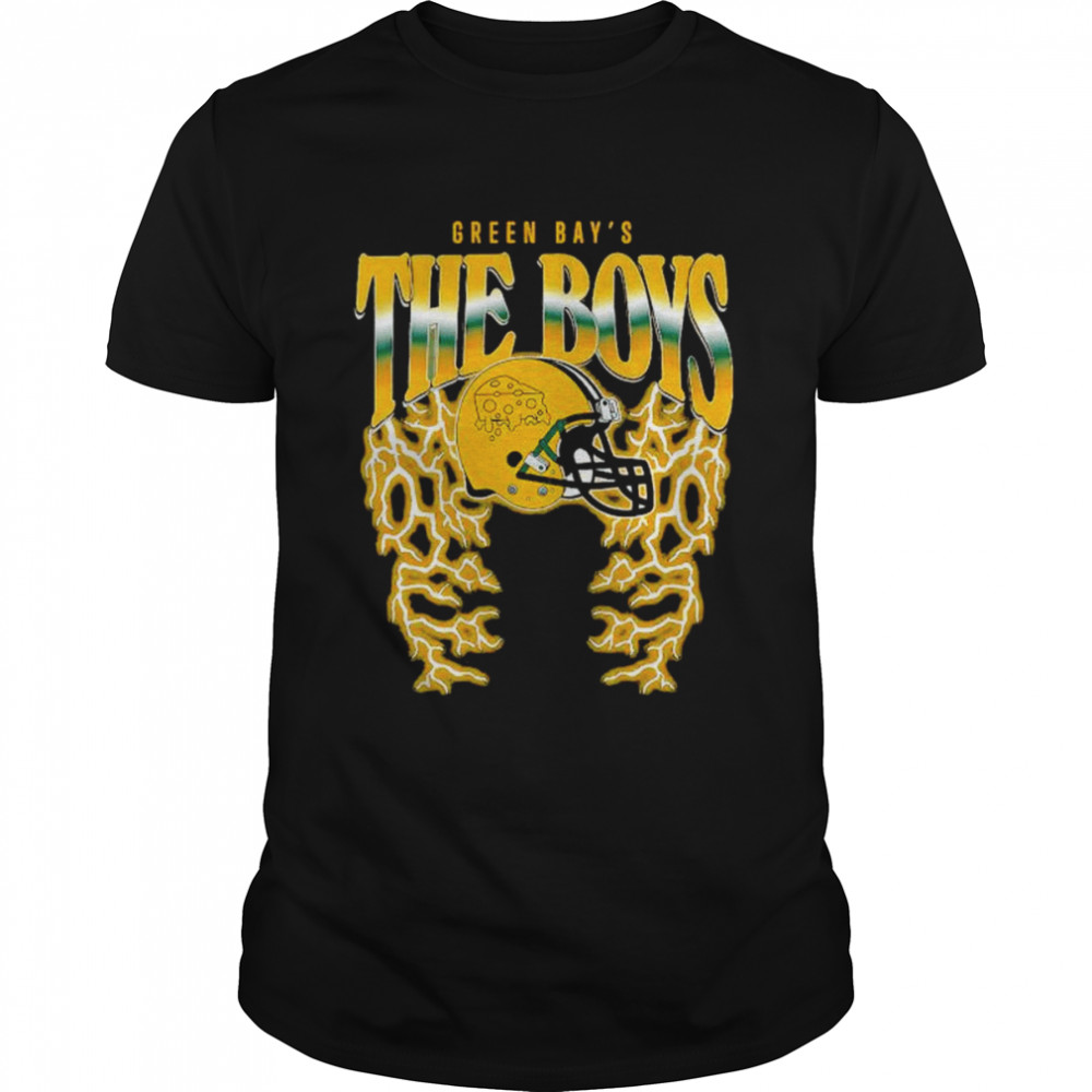 Green Bay’s the boys lightning shirt