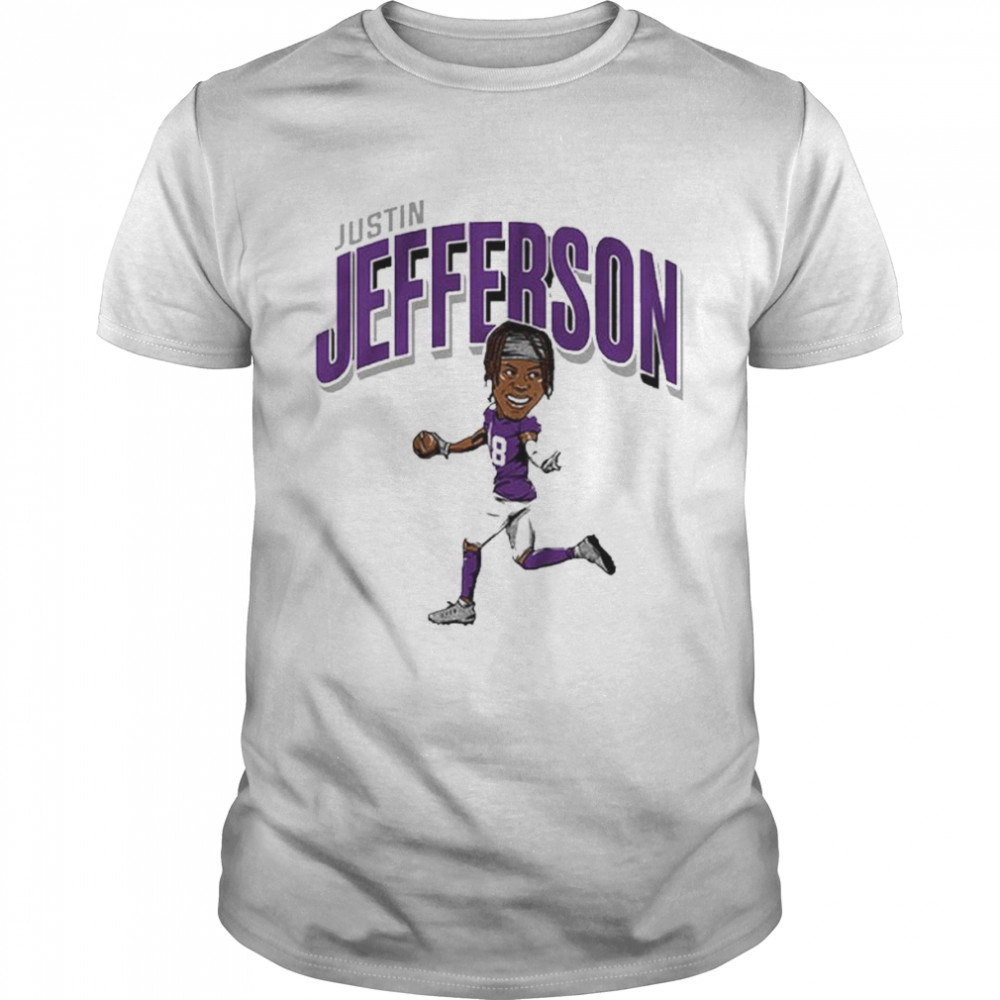 Justin Jefferson Caricature T-Shirt
