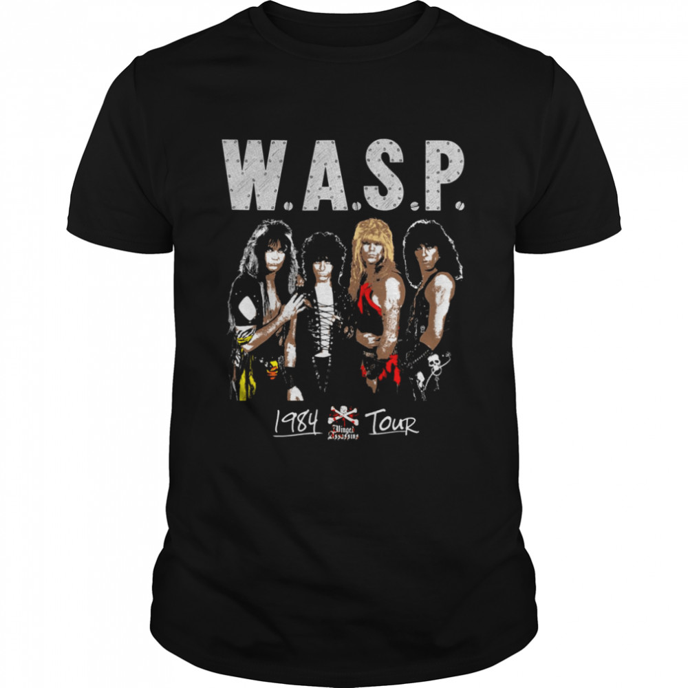 1984 Winged Assassins Tour WASP Band shirt