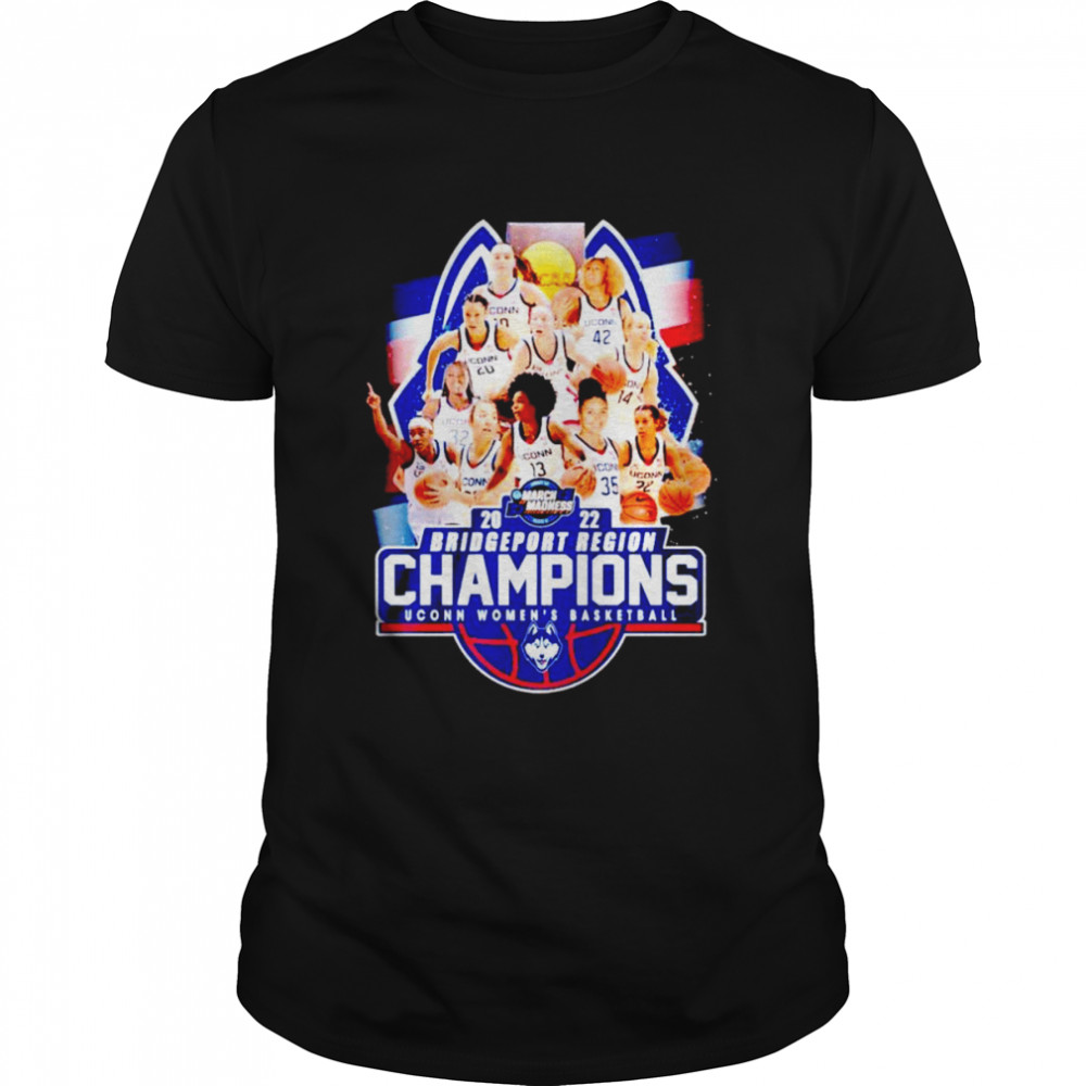 2022 Bridgeport Region Champions Uconn Women’s Basketball T-shirt